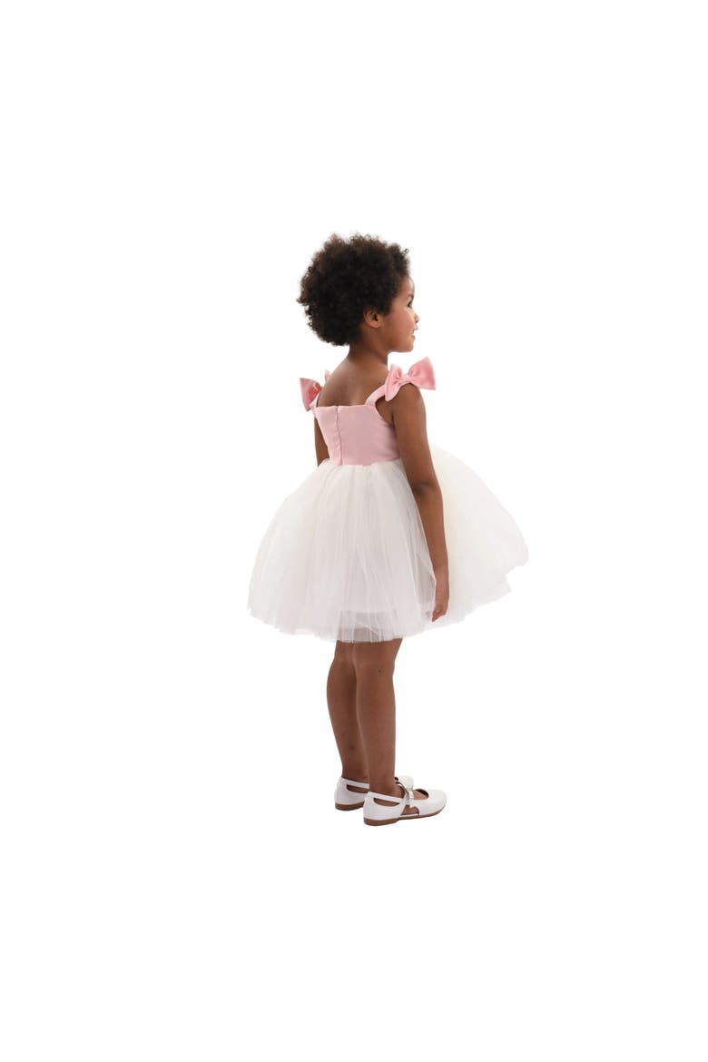Bodice Dress with Tulle Skirt, Alternate, color, Pink
