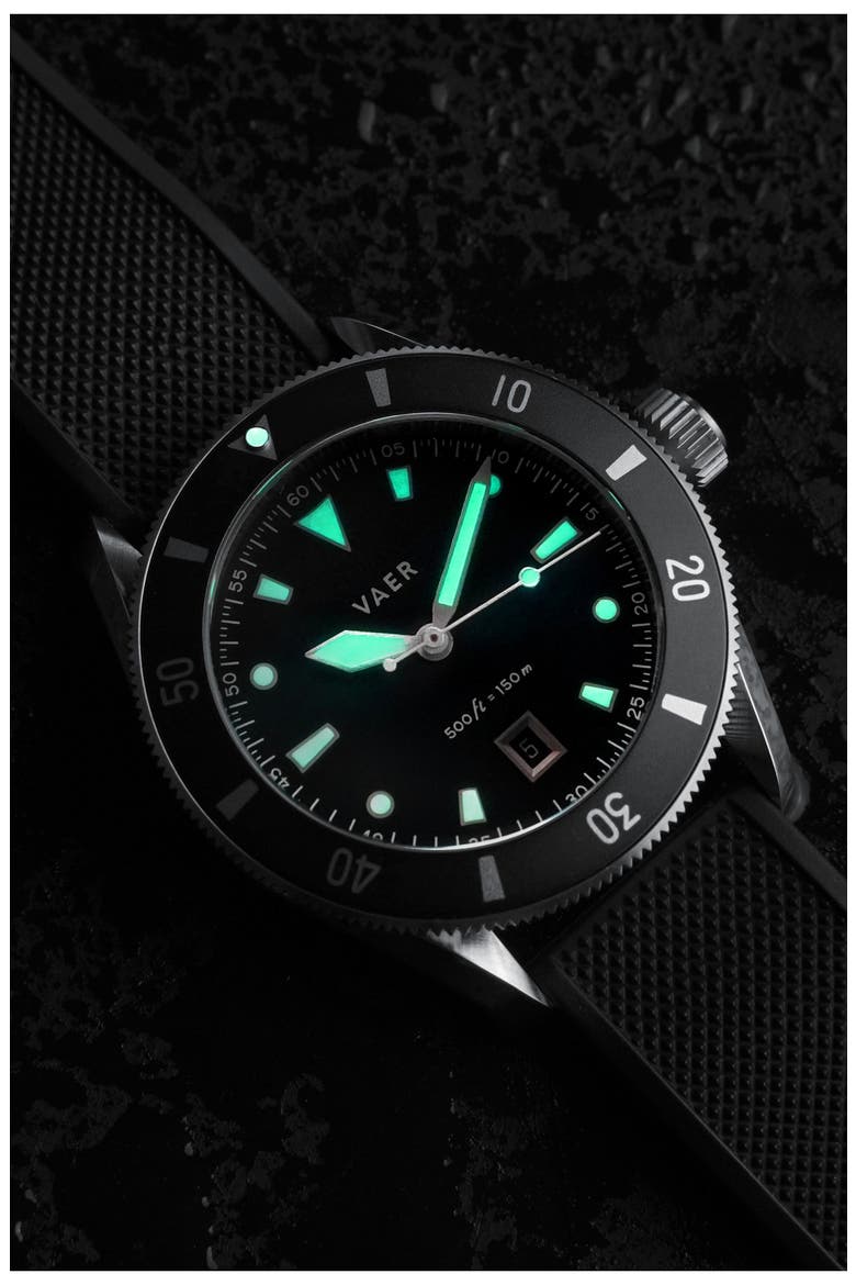 DS2 Meridian Navy Watch, 39mm, Alternate, color, BLACK