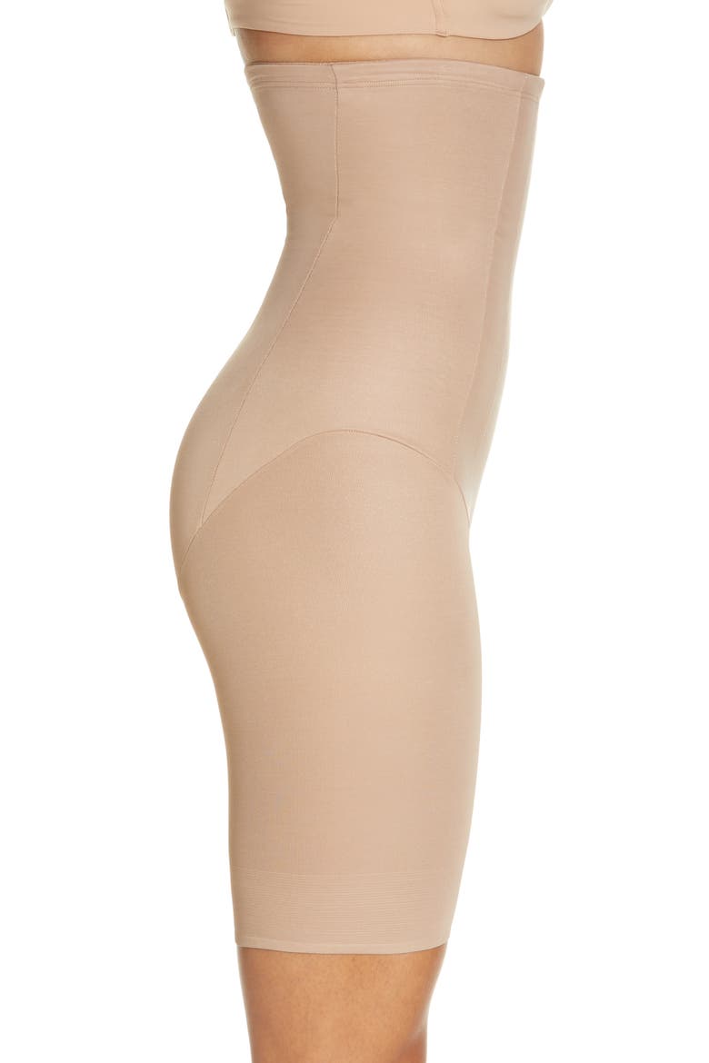 Shape with an Edge® High Waist Thigh Slimmer, Alternate, color, STUCCO