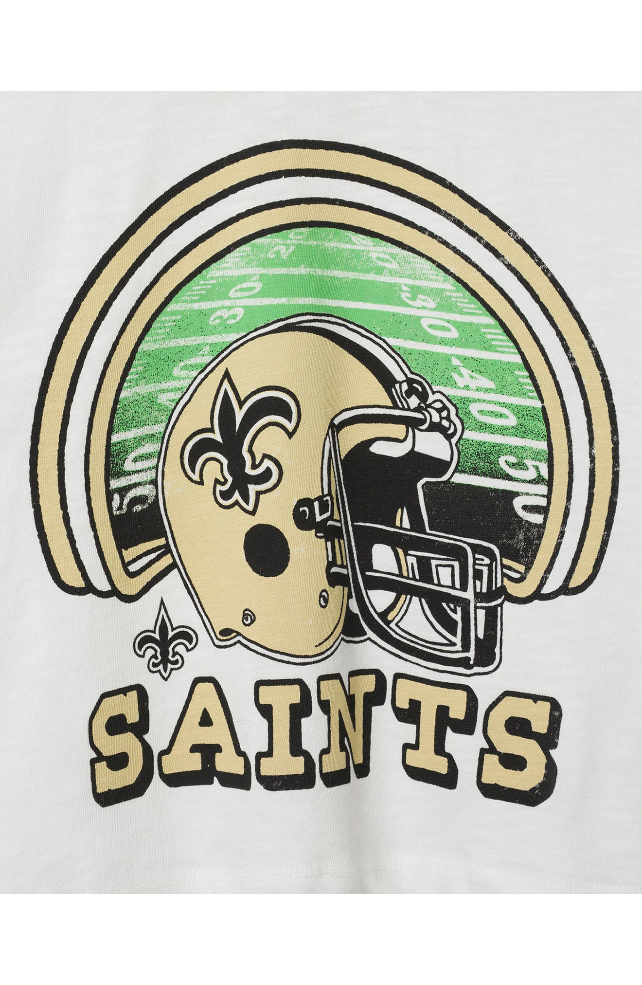 Junk Food New Orleans Saints Graphic Cropped T-Shirt (Women ...