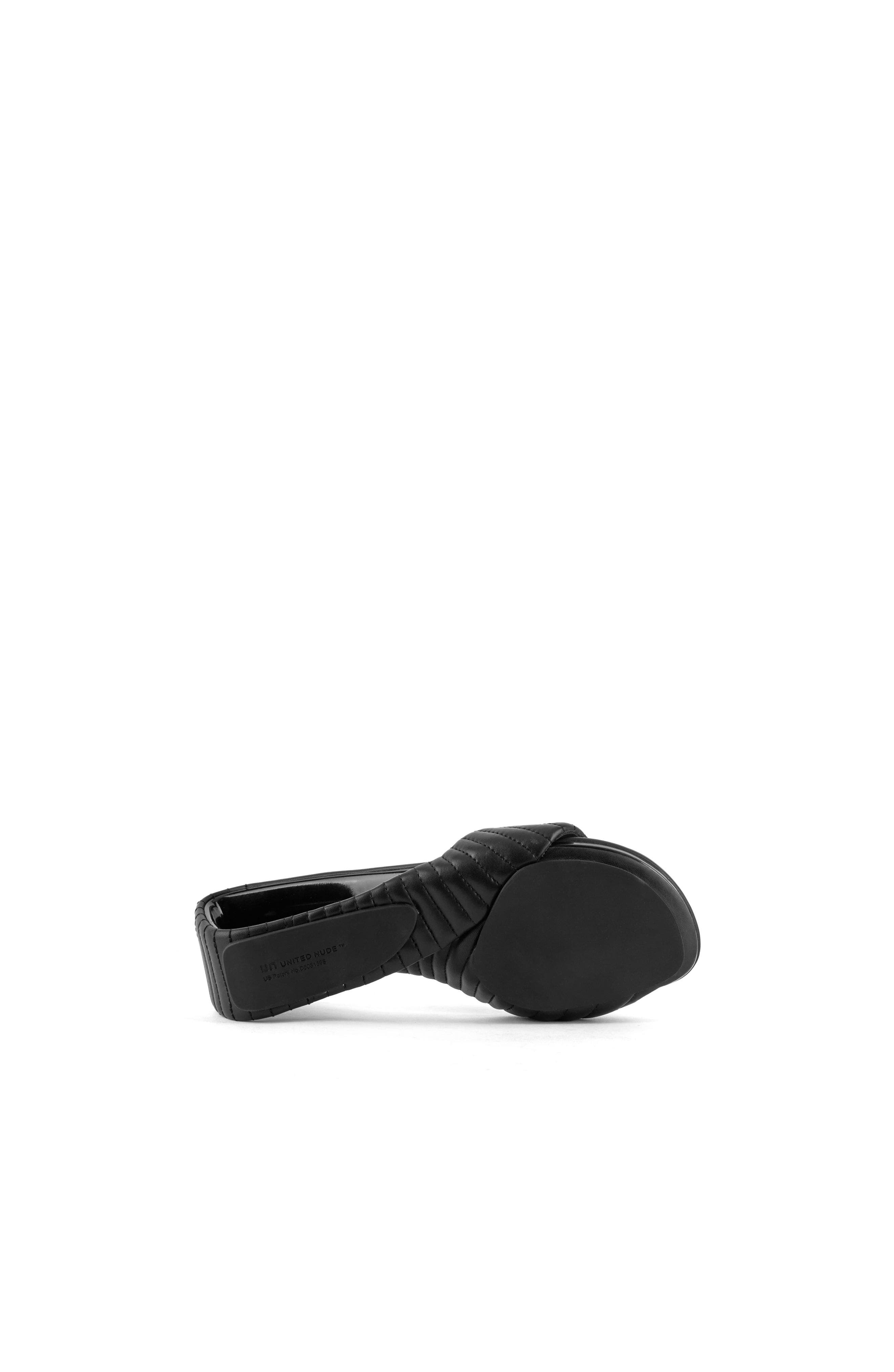 United Nude Mobius Mid Puffier Sandals, Alternate, color, Black Puffier