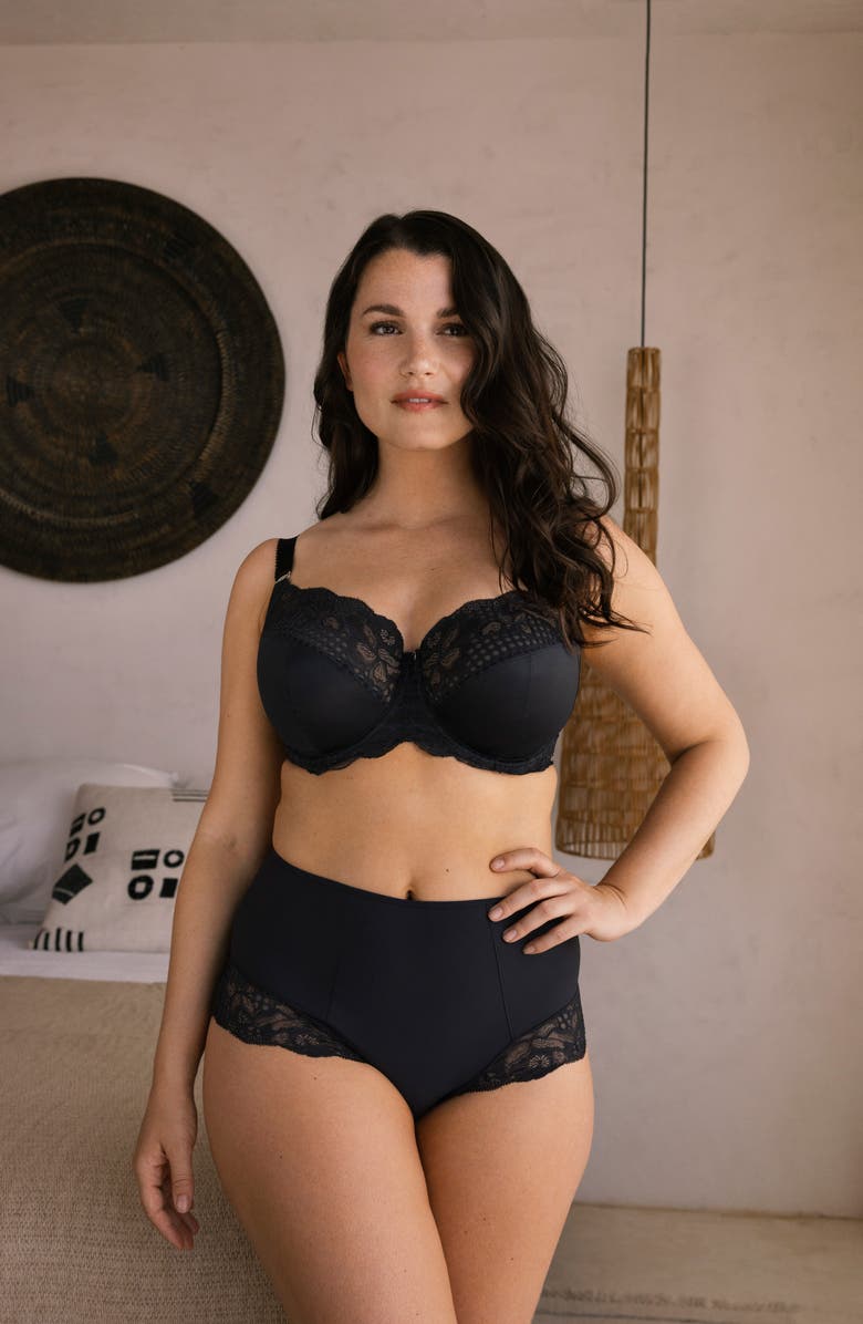 Fantasie Reflect High Waist Briefs, Alternate, color, Black