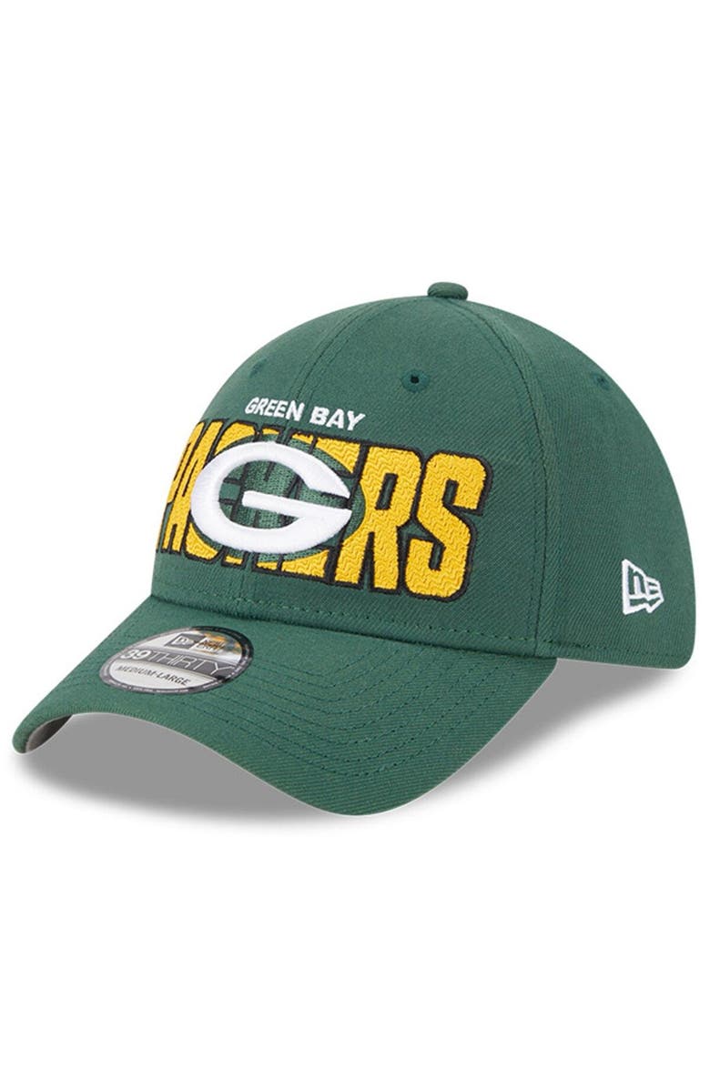 New Era Men's New Era Green Green Bay Packers 2023 NFL Draft 39THIRTY Flex Hat, Alternate, color, 