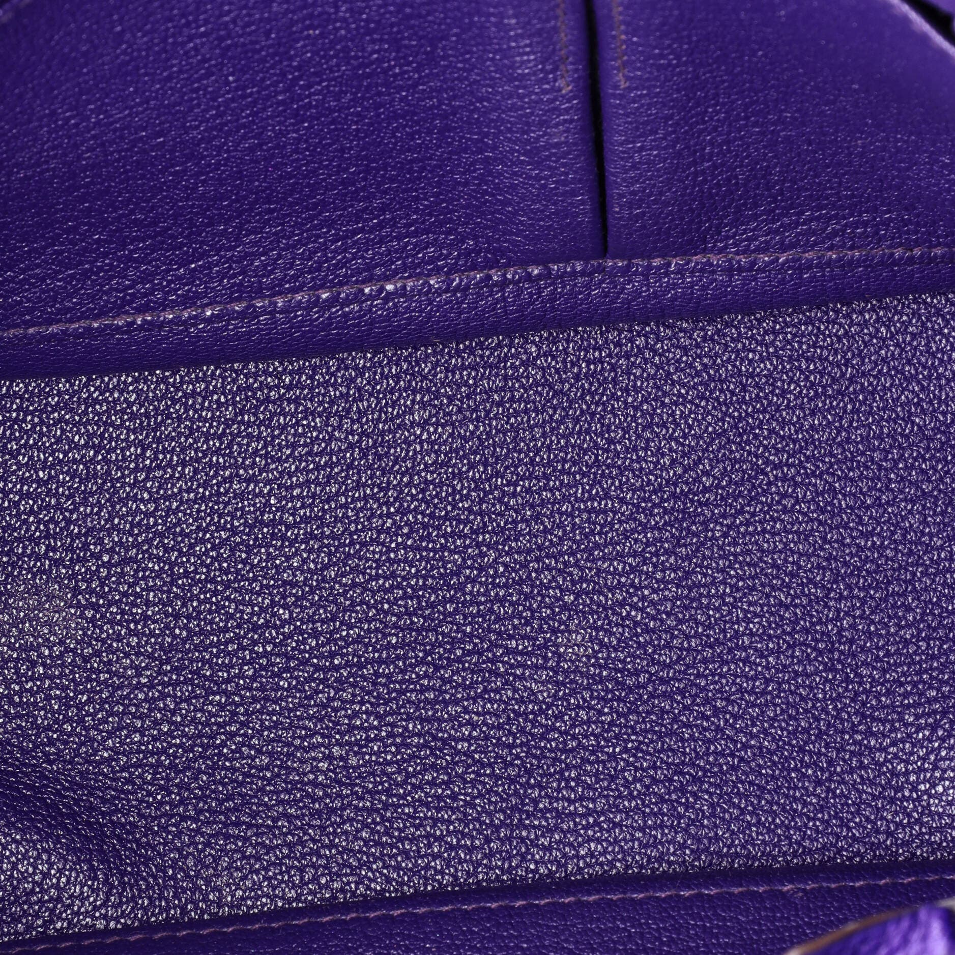 Pre-Owned Hermes Jypsiere Bag Clemence 28, Alternate, color, Iris