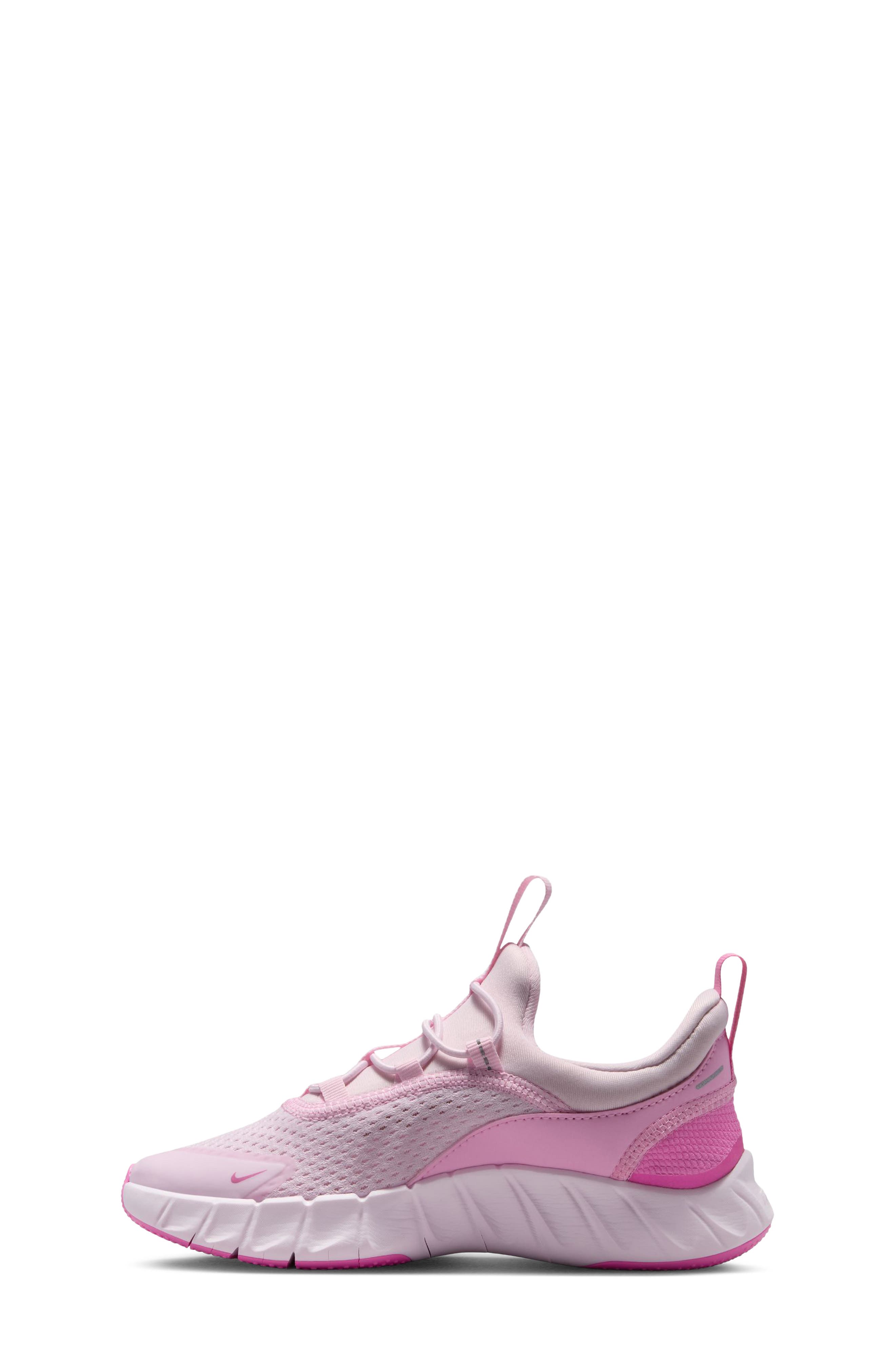 Kids' Free Ride Running Sneaker, Alternate, color, 600 PNKRIS/WHITE