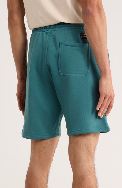 Volcom Bearing Fleece Shorts In Blue