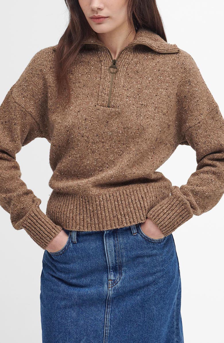 Barbour Lavensdale Half-Zip Sweater, Main, color, 