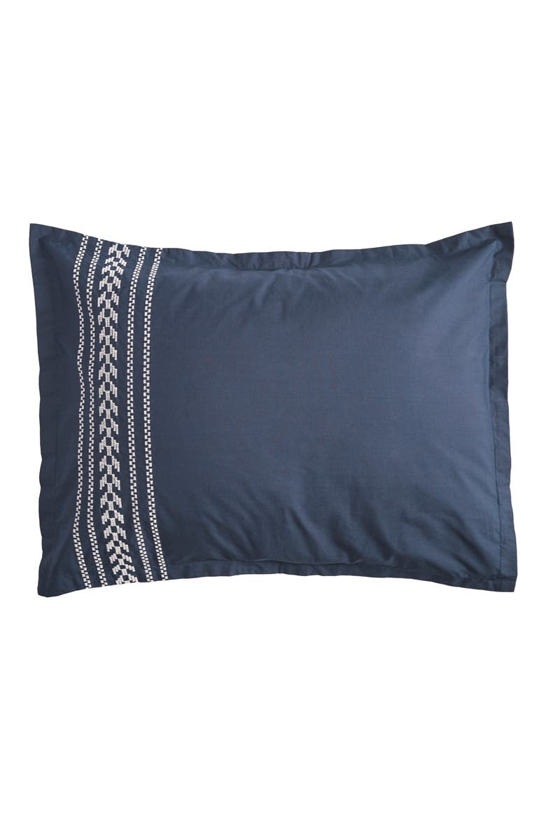 Bohemian Fair Isle Duvet Cover & Sham Set, Alternate, color, INDIGO