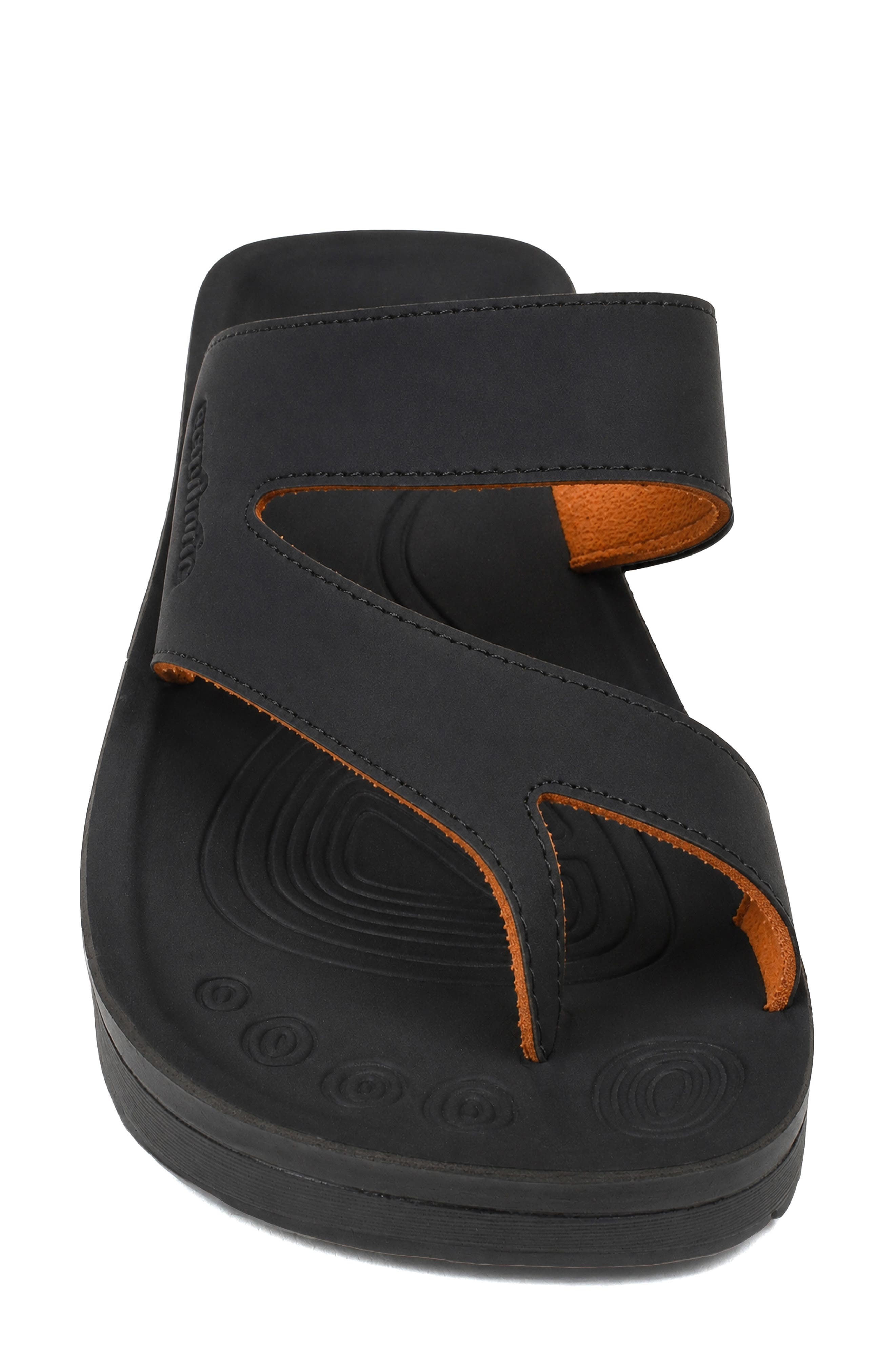 Odal Flip Flop, Alternate, color, BLACK