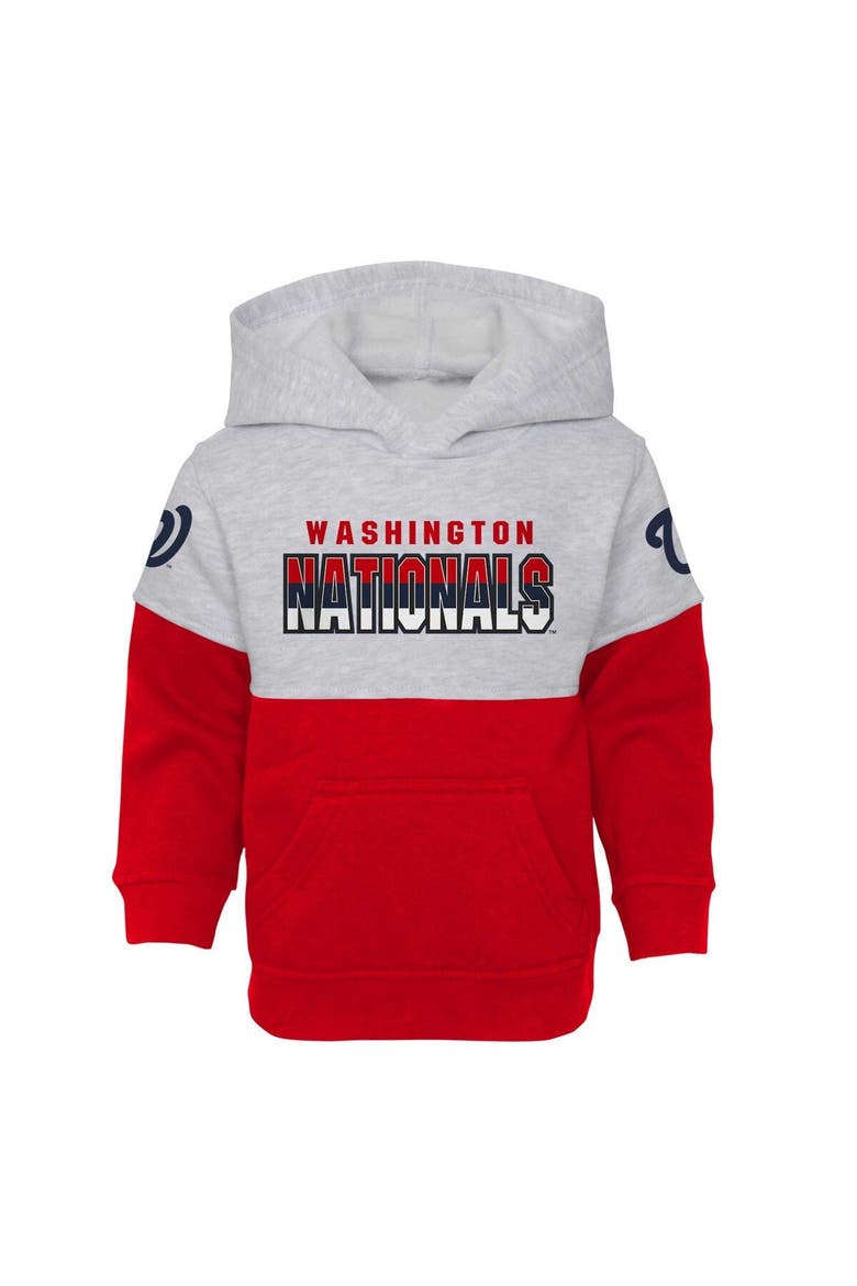 Toddler Red/Heather Gray Washington Nationals Two-Piece Playmaker Set, Alternate, color, Red