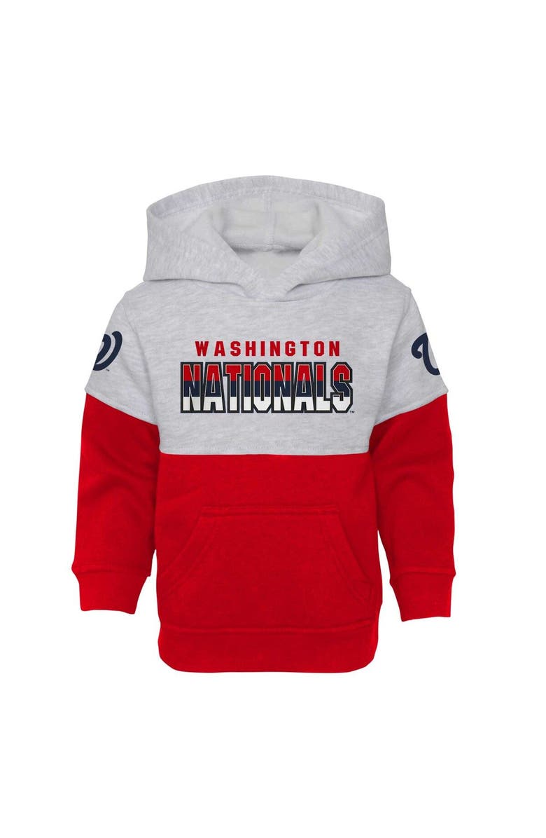 Outerstuff Toddler Red/Heather Gray Washington Nationals Two-Piece Playmaker Set, Alternate, color, Red