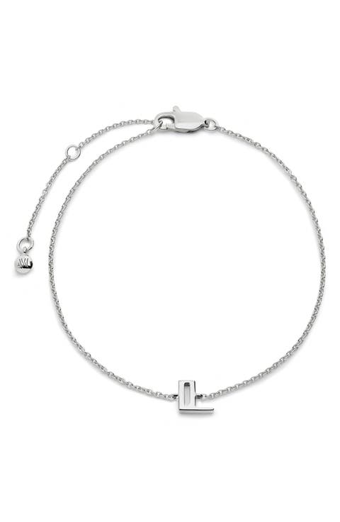 Initial Pendant Bracelet