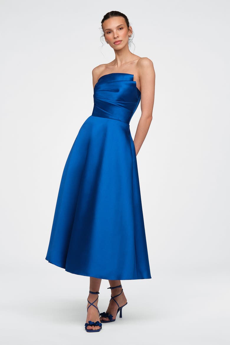 Salem Cocktail Dress, Alternate, color, Sapphire Eclipse
