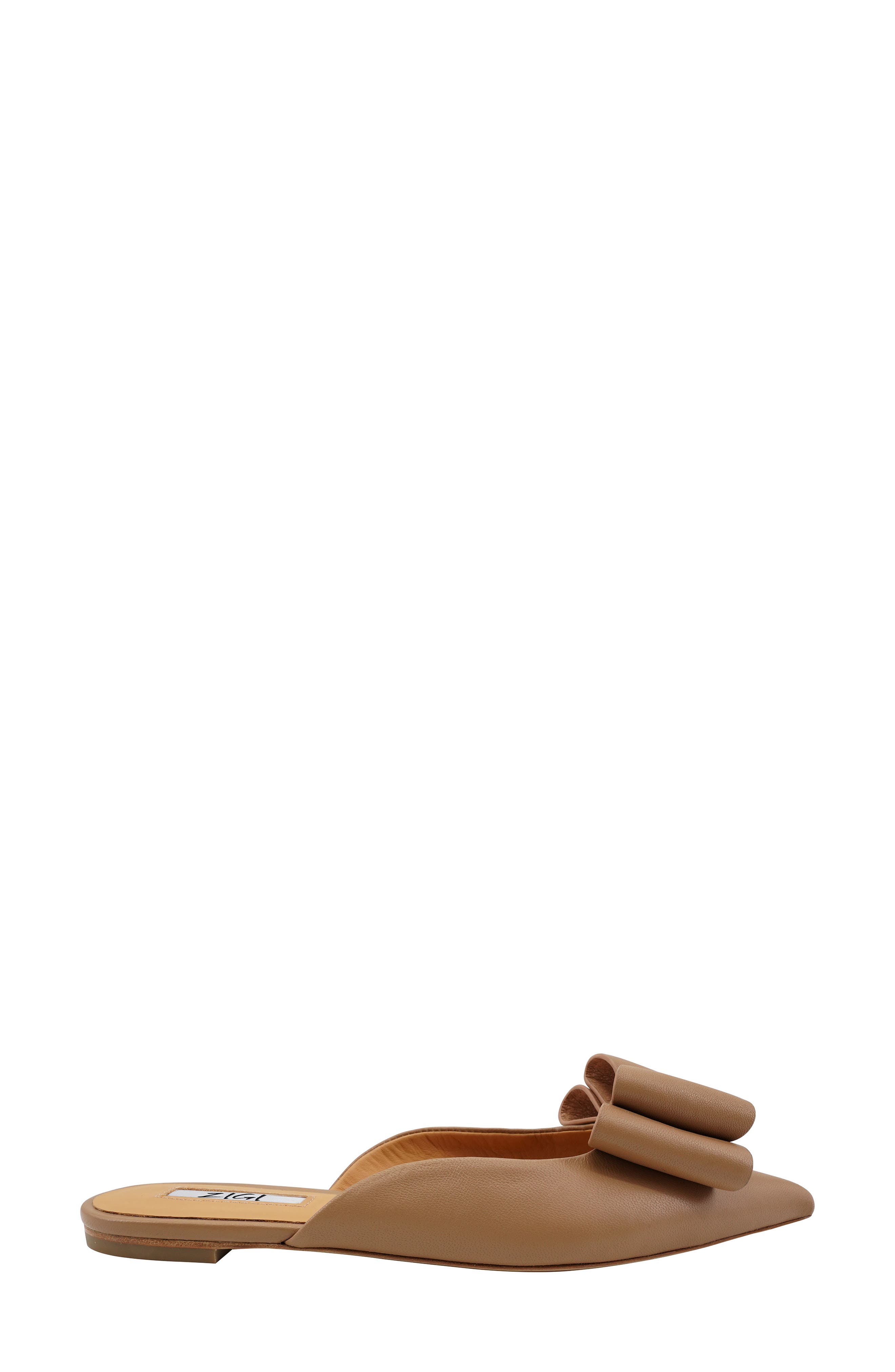 Finland Pointed Toe Mule, Alternate, color, NATURAL