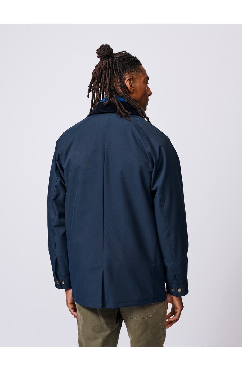 Aubin Derwent Long Sleeve Collared Barn Jacket, Alternate, color, Navy