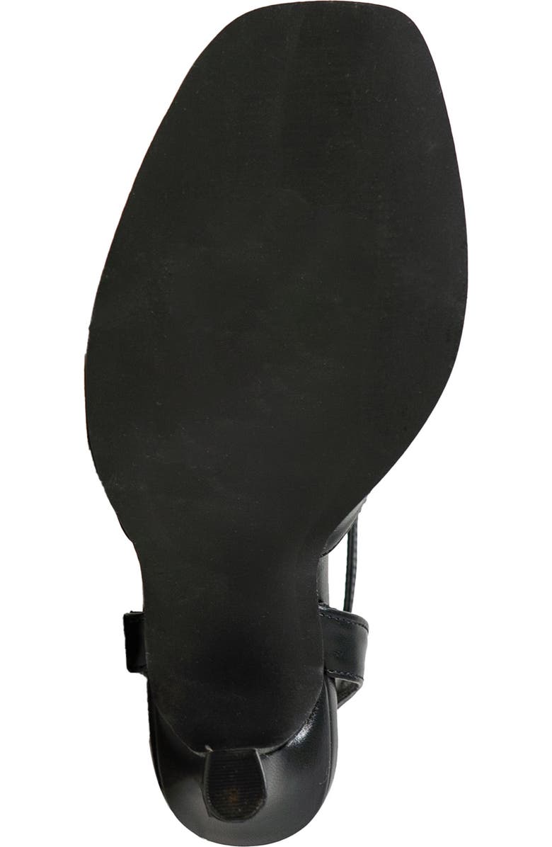 CHASE AND CHLOE Open Toe Ankle Strap Sandal, Alternate, color, Black