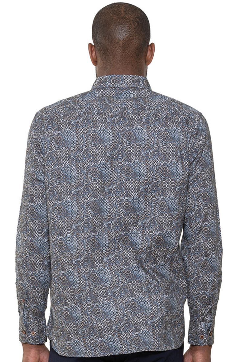 Luchiano Visconti Digital Abstract Diamond Shirt, Alternate, color,