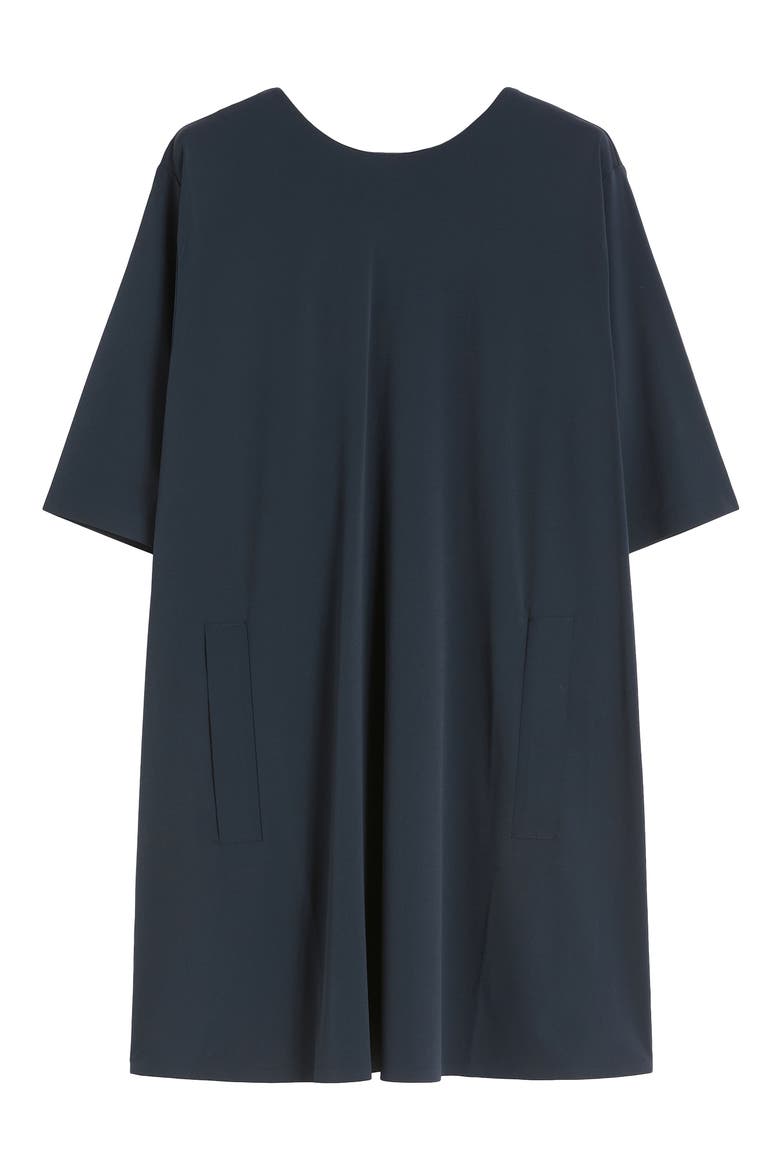 Pigna Jersey Shift Dress, Alternate, color, NAVY