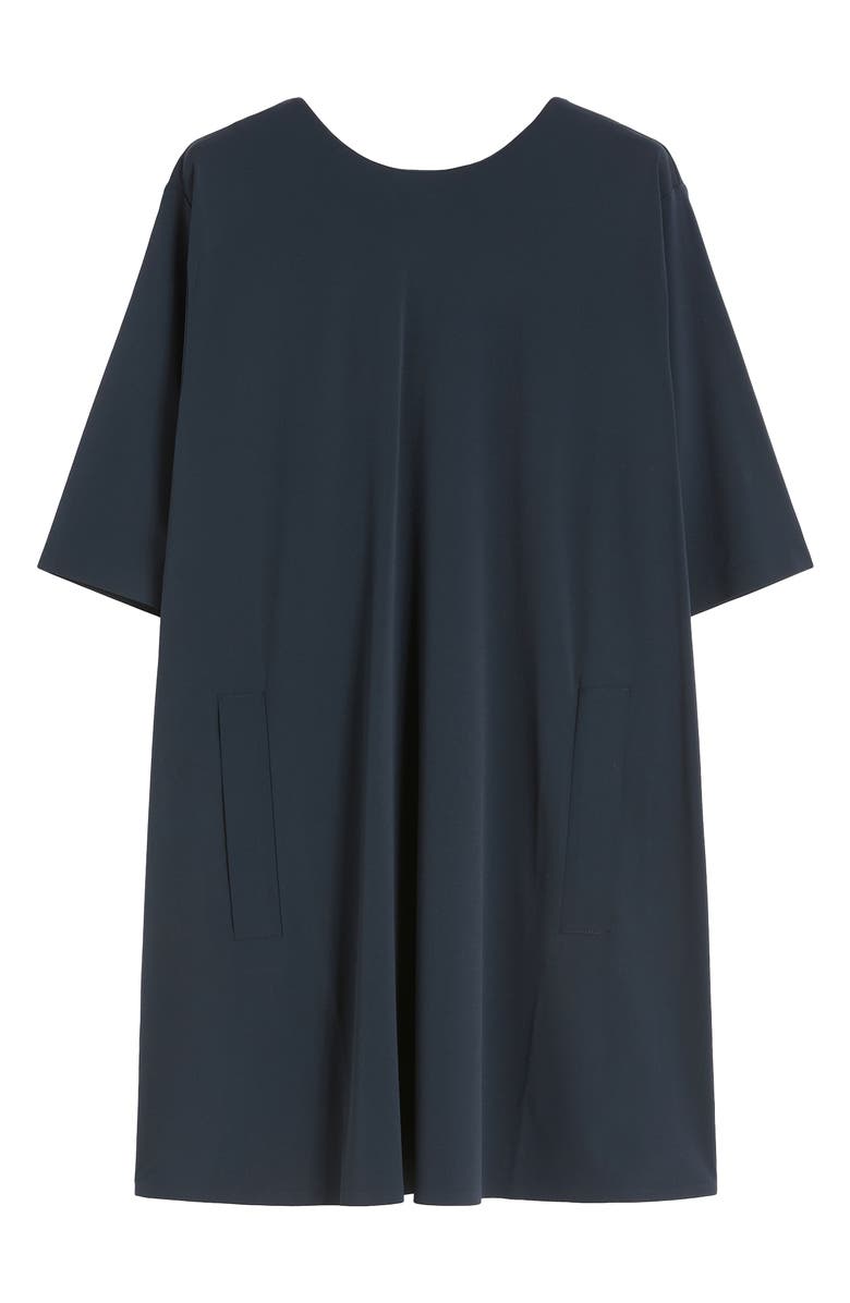 MM by Max Mara Pigna Jersey Shift Dress, Alternate, color, Navy