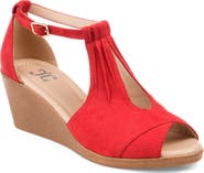 Journee Collection Kedzie Wedge Sandal - Wide Width