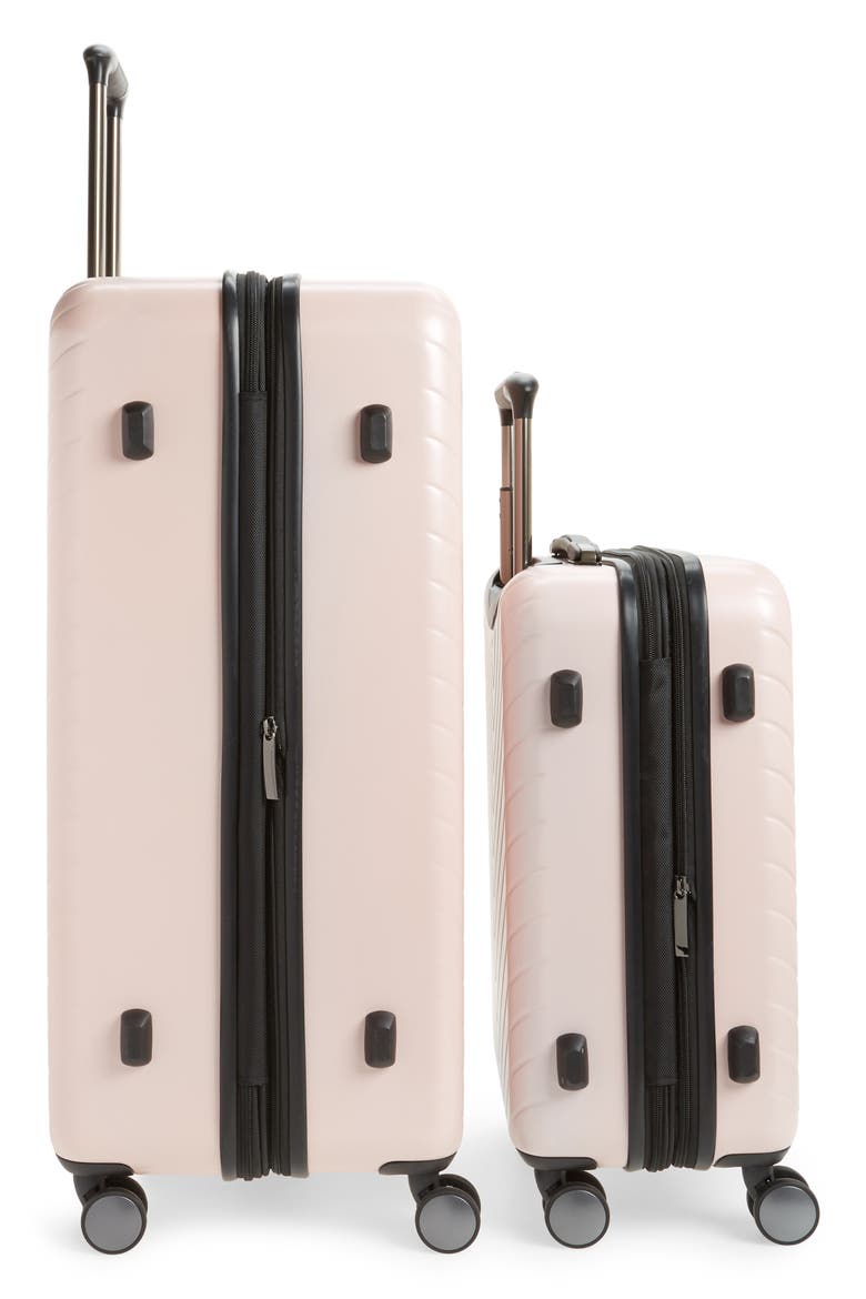 Chevron 29-Inch & 20-Inch Spinner Luggage Set, Alternate, color, PINK HERO