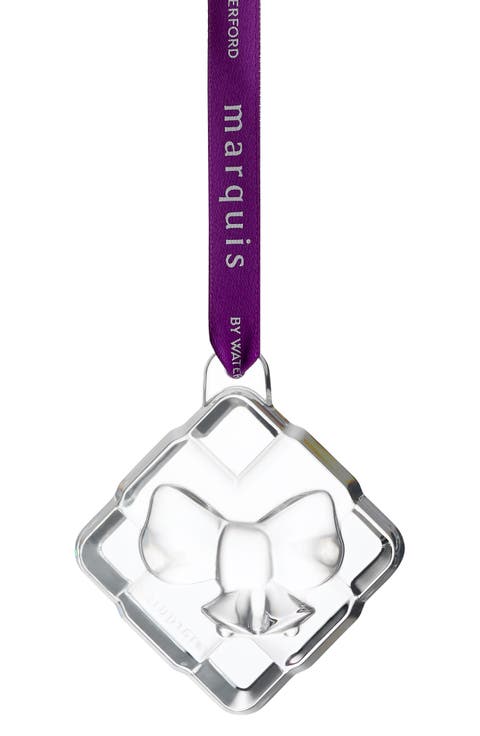 Marquis Present Crystal Ornament