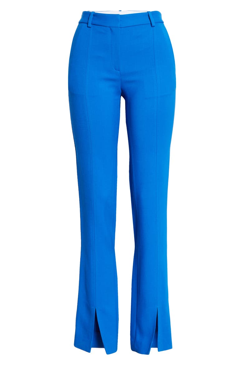 Split Cuff Skinny Pants, Alternate, color, COBALT