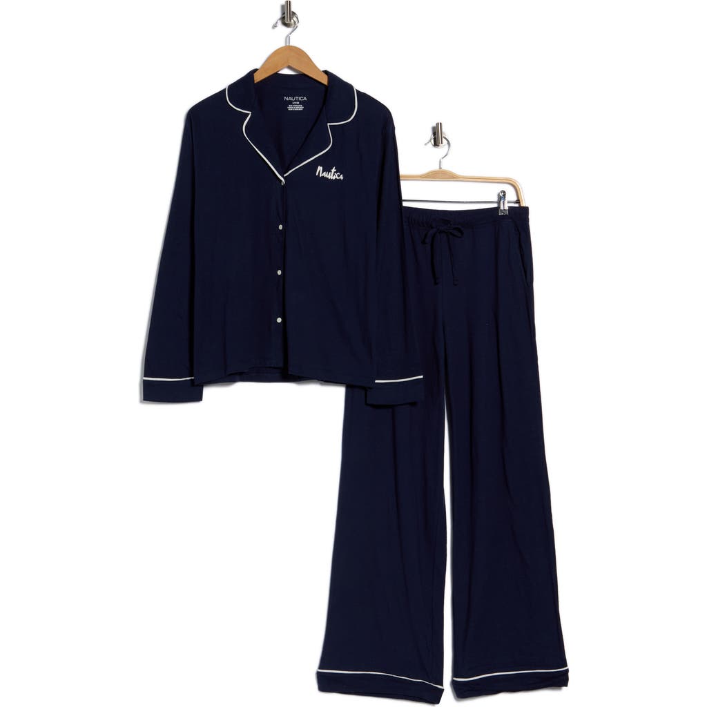 Nautica Long Pajamas In Blue