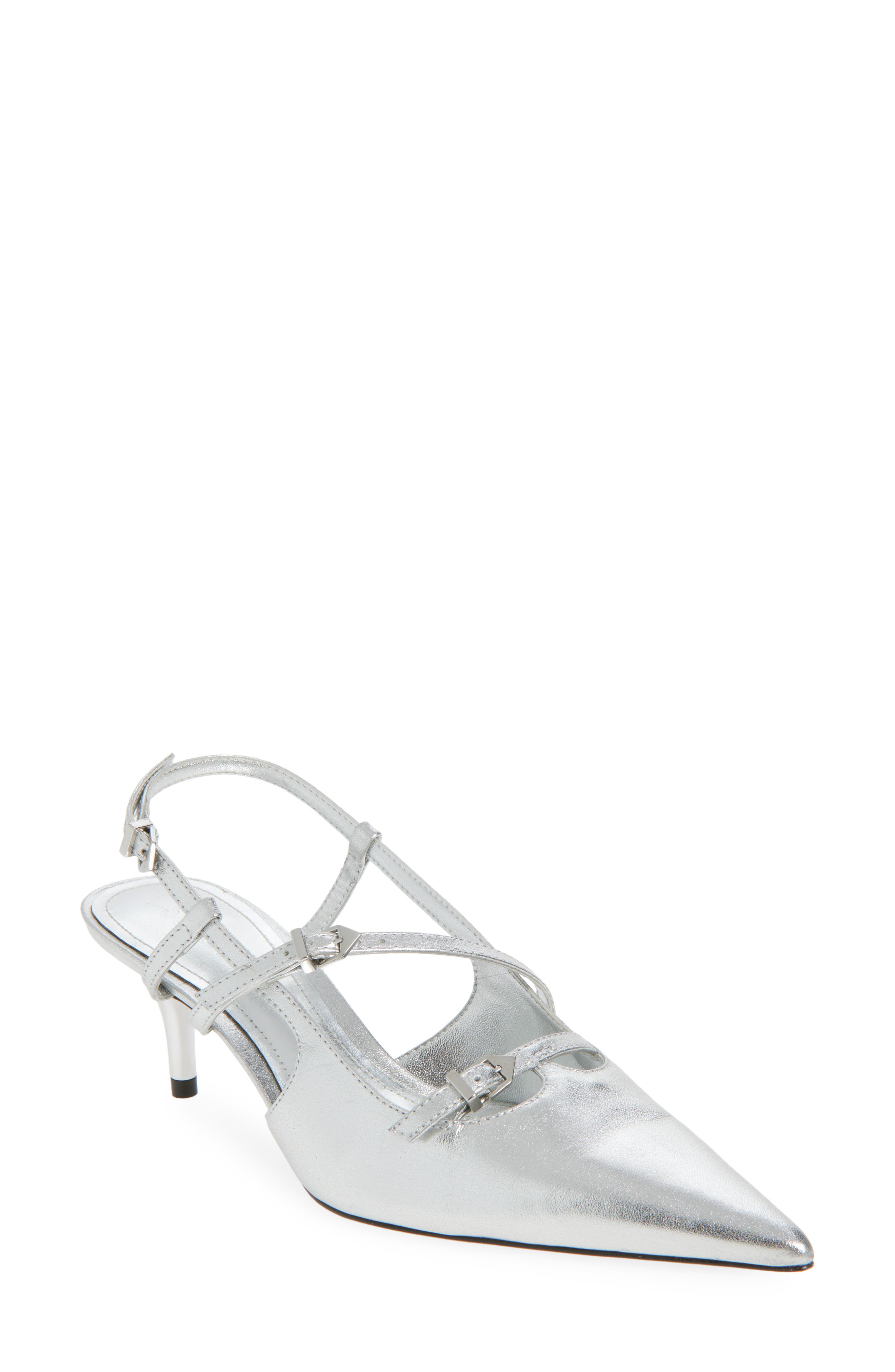 Schutz Stacy Kitten Heel Slingback Pump