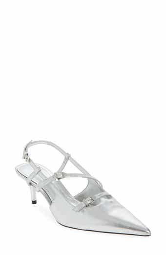 Schutz Stacy Kitten Heel Slingback Pump