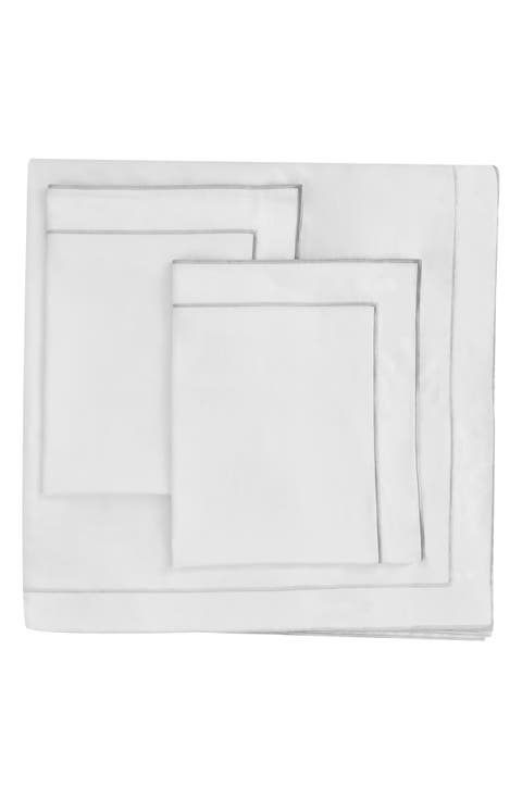 Framed Embroidered Duvet & Sham Set