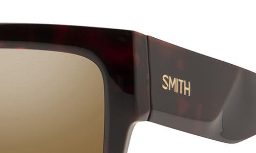 Smith Lineup 58mm Chromapop™ Polarized Sunglasses In Tortoise/polarized Brown