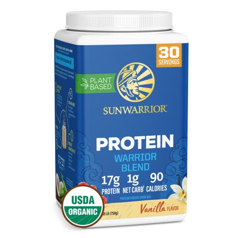 Organic Warrior Blend Protein Powder, Vanilla, 750gm