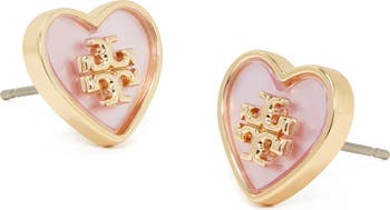 Kira Heart Stud Earrings