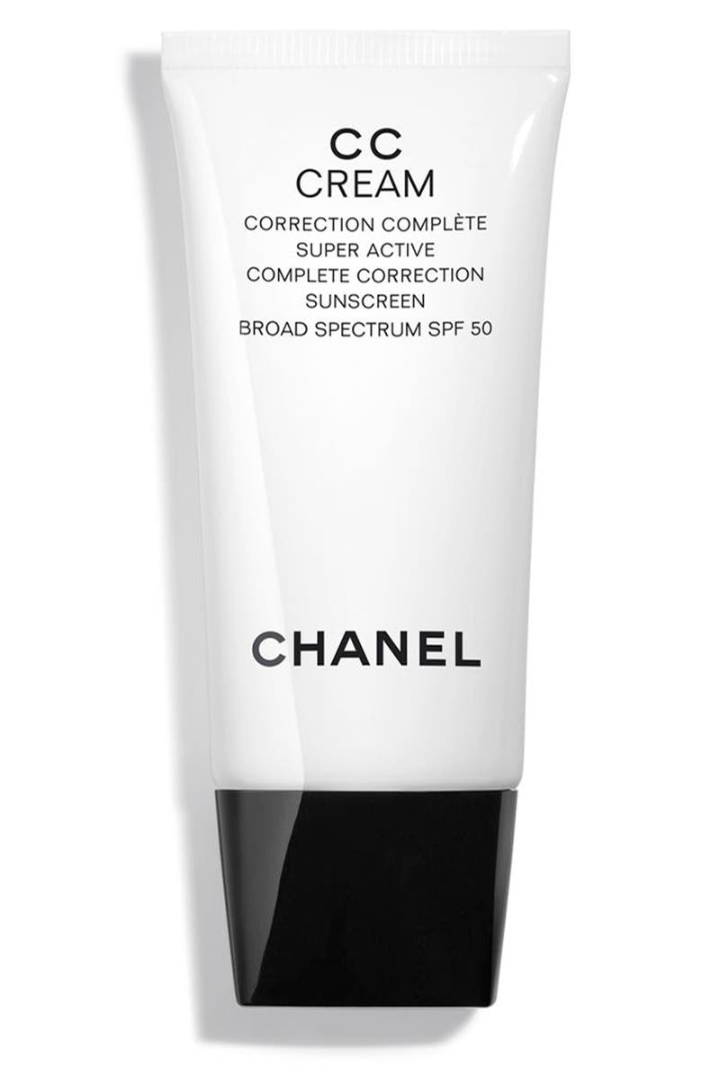 CHANEL CC CREAM Super Active Correction Complete Sunscreen SPF 50, Main, color,