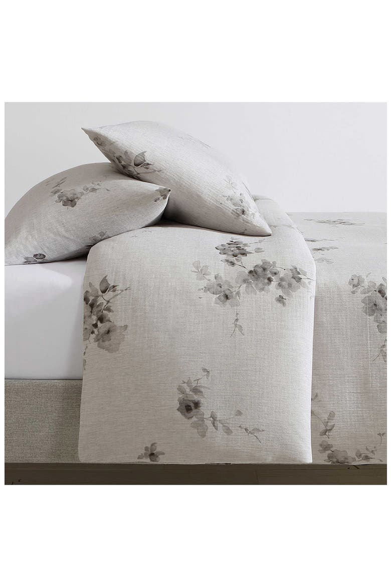Aquarelle Mélange Gauze Comforter & Shams Set, Alternate, color, BEIGE/ TAN