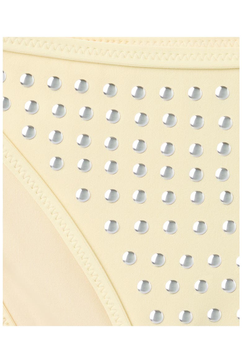Studded Bikini Bottoms, Alternate, color, YELLOW