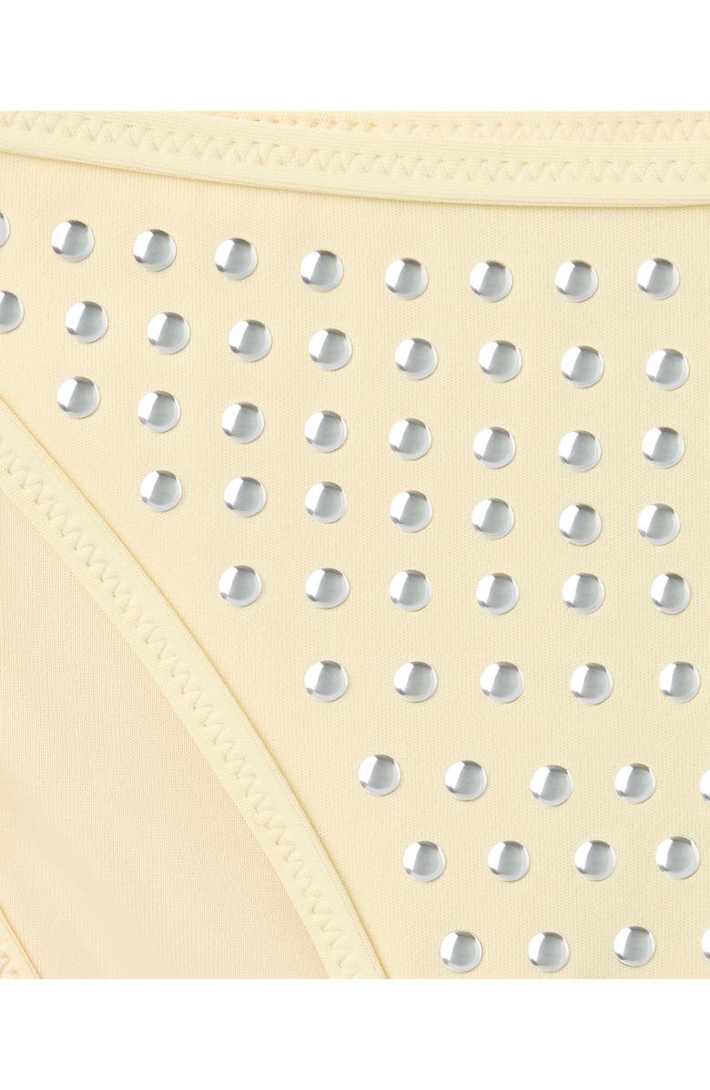 MANGO Studded Bikini Bottoms, Alternate, color, 