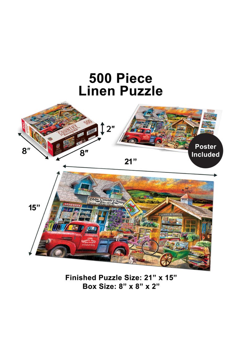 The Puzzle Shed 500 Piece Jigsaw Puzzle, Alternate, color, Multicolor