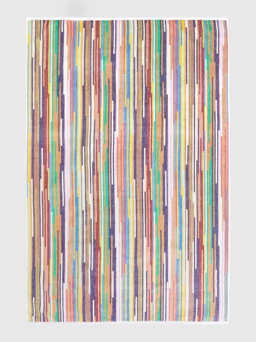 Missoni Home Melody 150x100 Cm Bath Towel In Slub Cotton Terry In Black