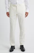 Jack Victor Piero Flat Front Stretch Cotton & Wool Pants