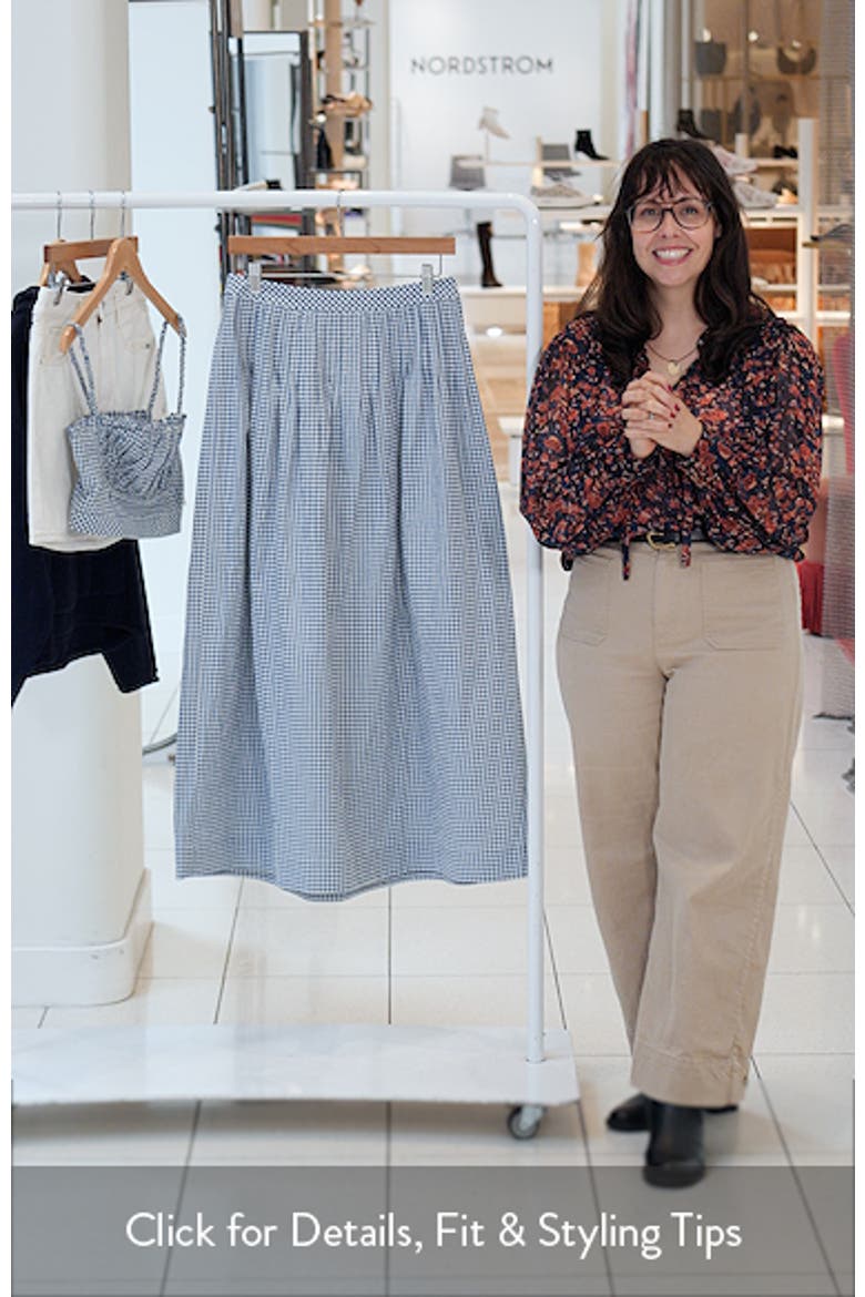 The Ame Check Maxi Skirt video