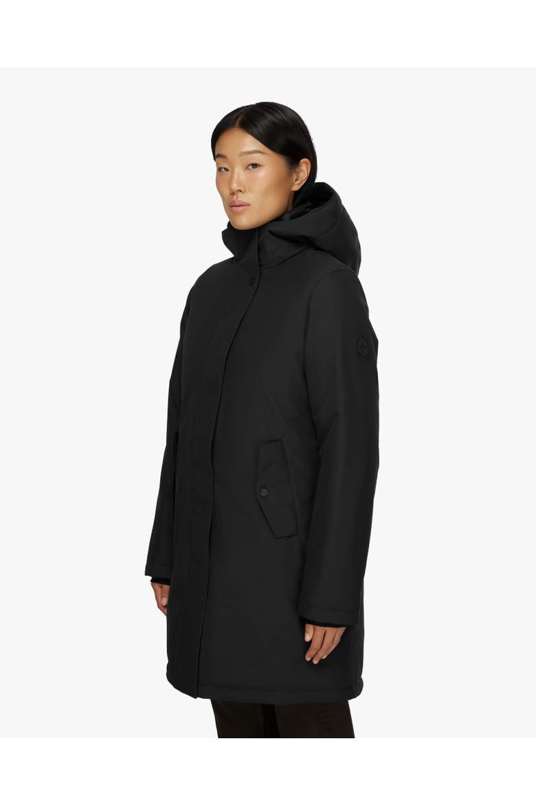 HEIDI | Hooded Down Winter Jacket, Alternate, color, Black