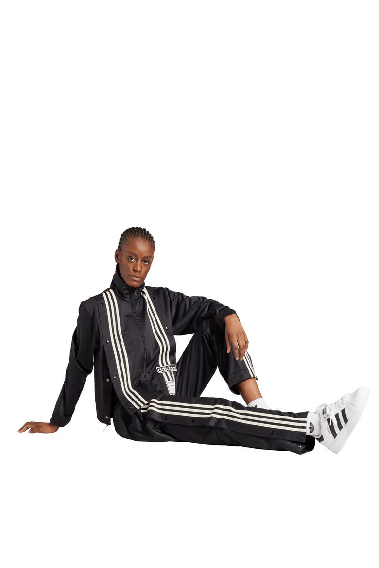 Adibreak Recycled Polyester Track Pants, Alternate, color, BLACK