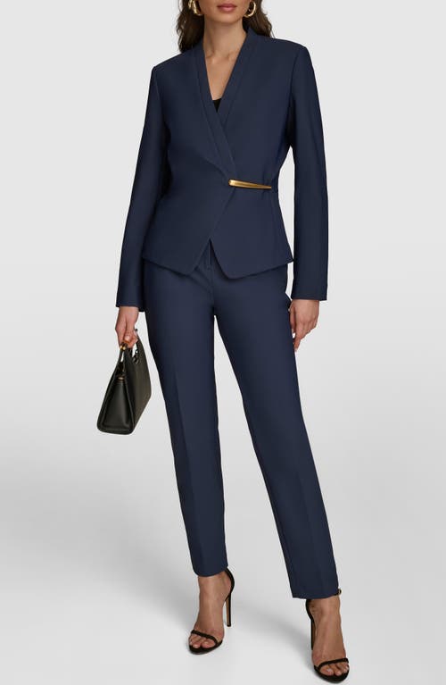 Donna Karan Women's Hardware Closure Sweater Blazer In Nightfall