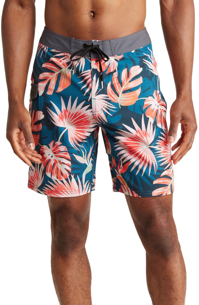 Rip Curl Palm Swim Trunks, Main, color, 