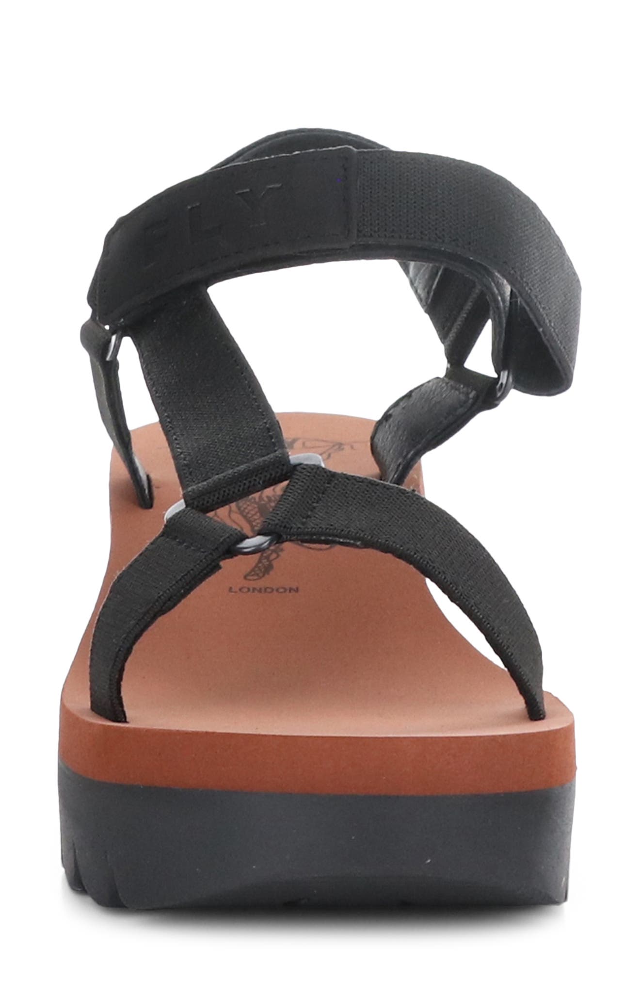 Fly London Yefa Wedge Sandal, Alternate, color, 