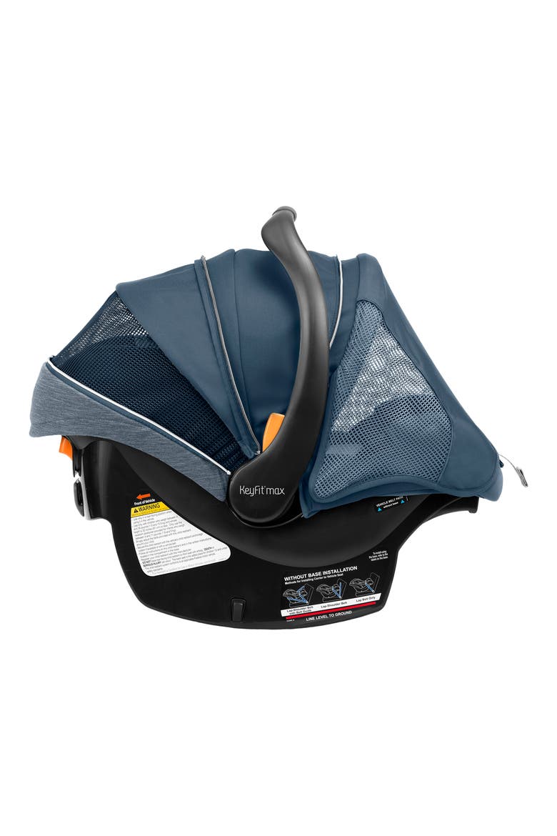 KeyFit® Max Zip ClearLux™ Extended-Use Infant Car Seat, Alternate, color, BLUE GREY