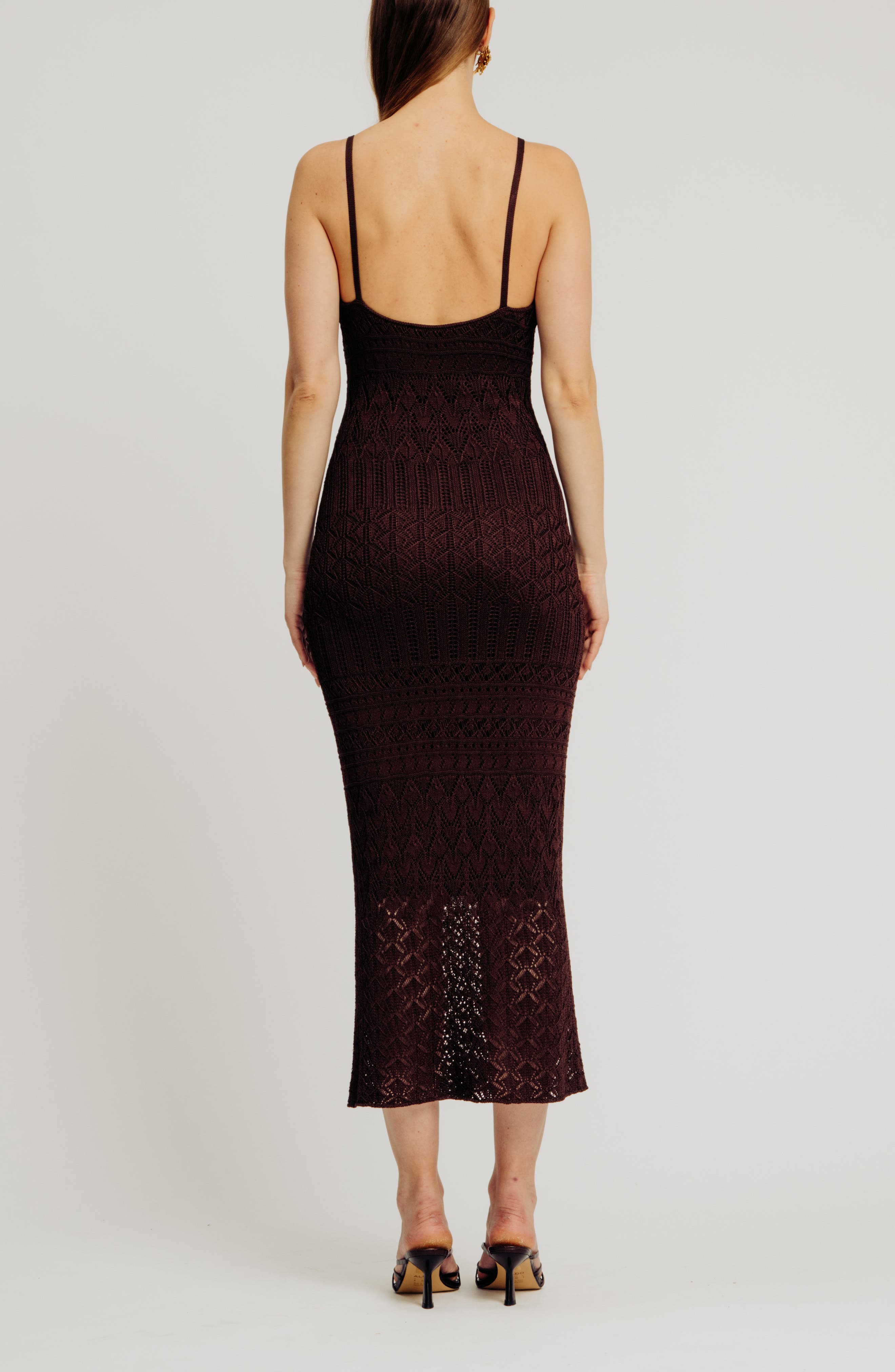 Vanessa Pointelle Body-Con Dress - image 2
