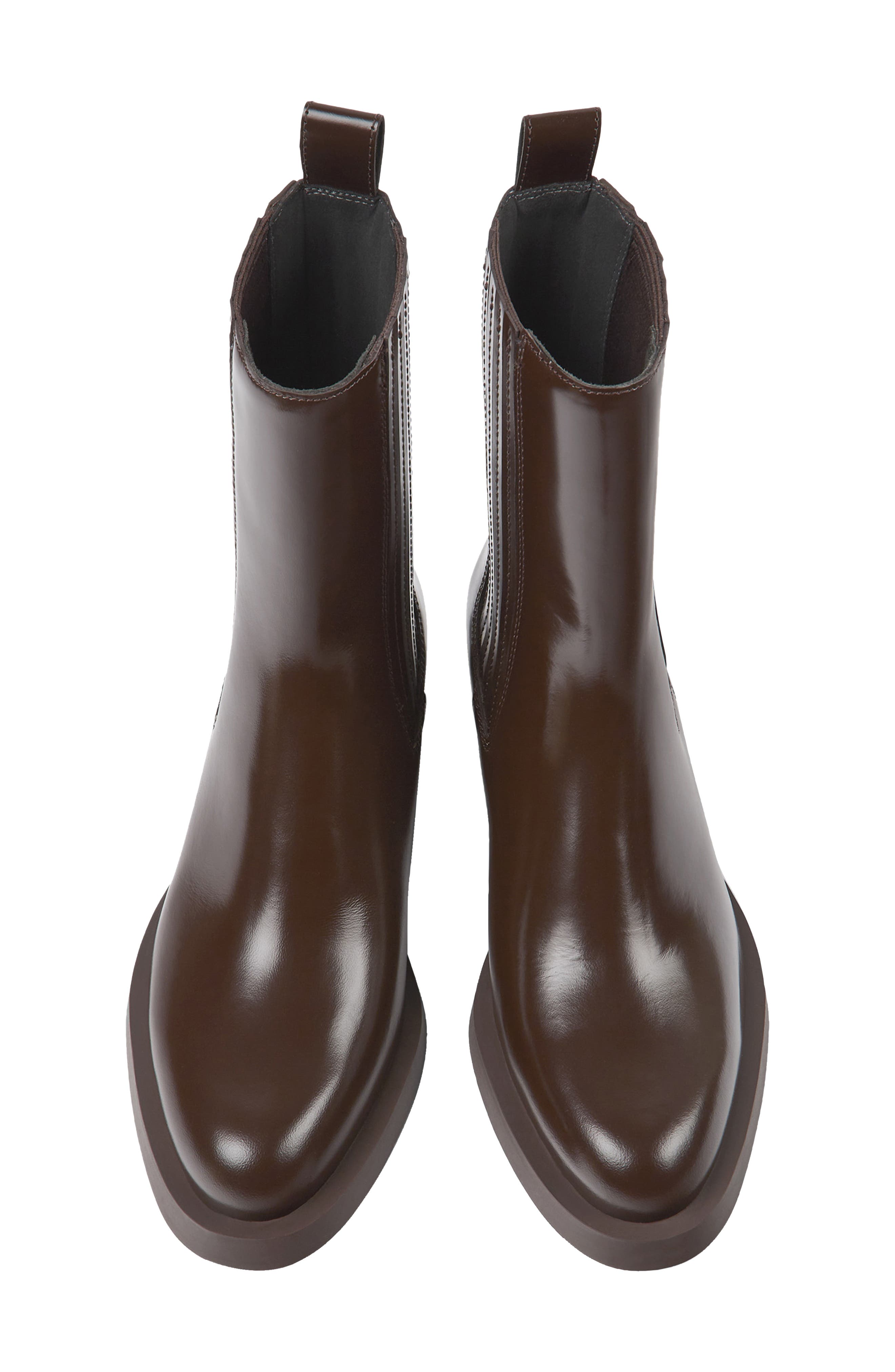 Bonnie Chelsea Boot, Alternate, color, DARK BROWN